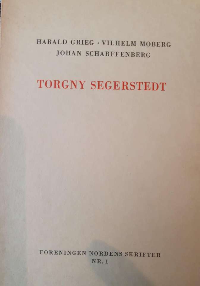 Torgny Segerstedt