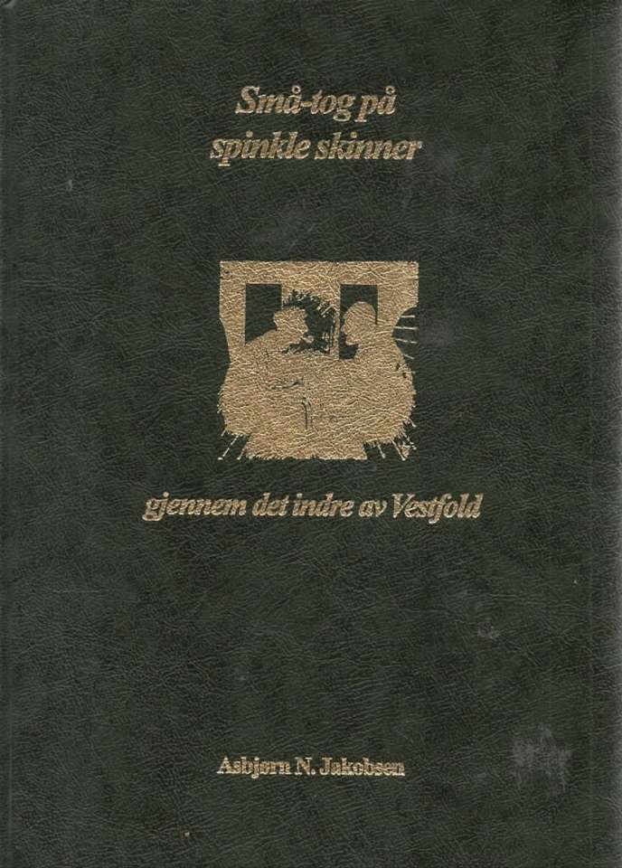 Små-tog på spinkle skinner gjennom det indre av Vestfold