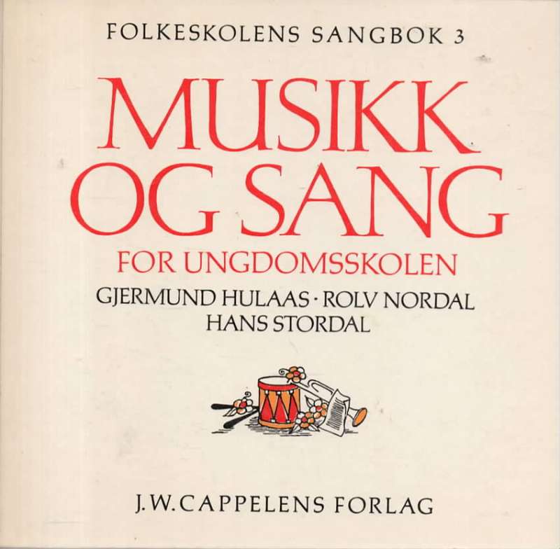 Folkeskolens sangbok 3 – Musikk og sang for ungdomsskolen