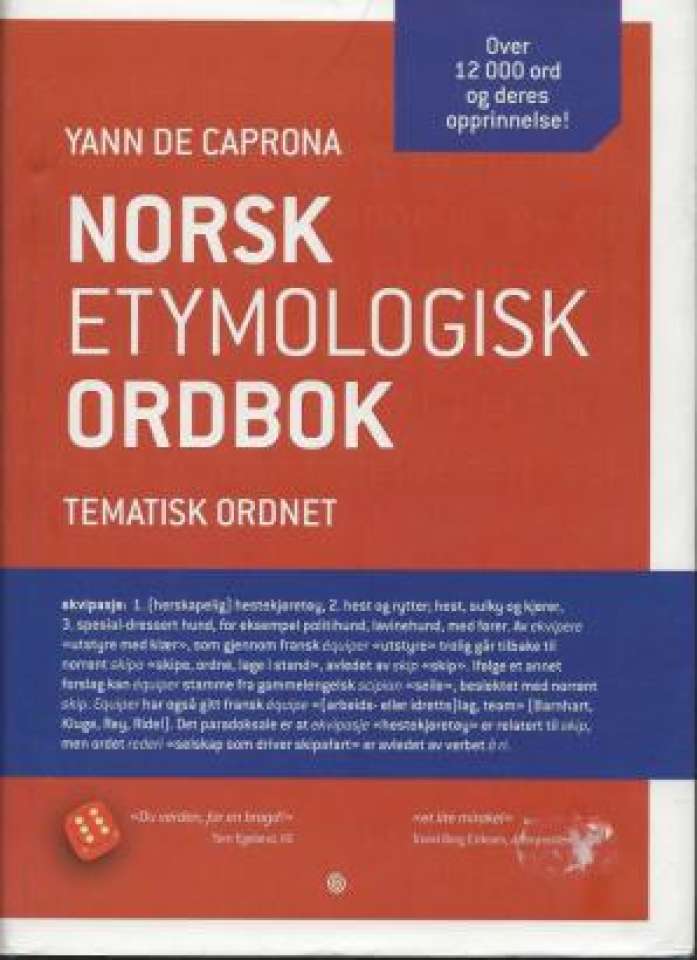 Norsk etymologisk ordbok. 