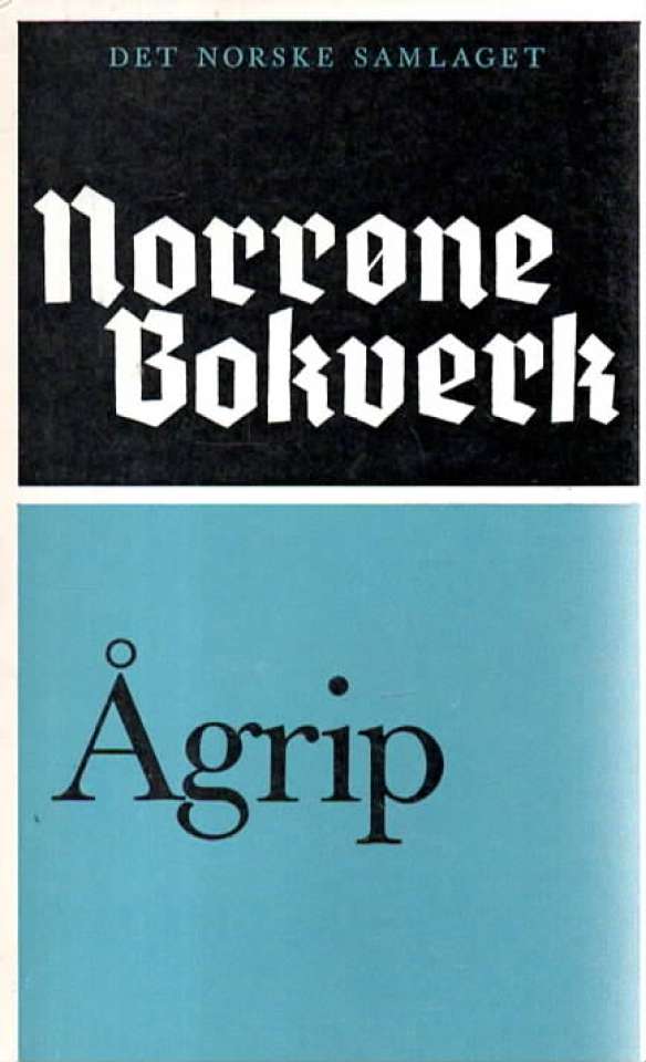 Norrøne bokverk – Ågrip
