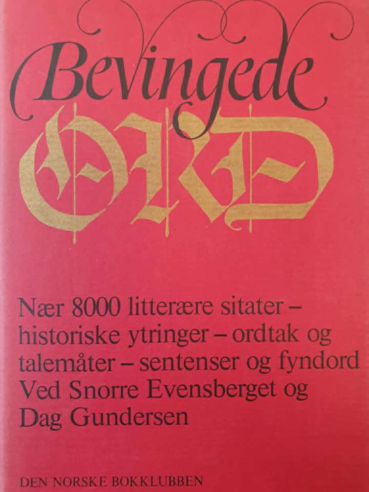 Bevingede ord