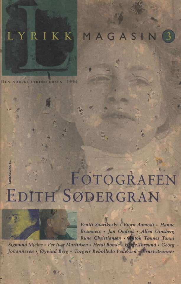 Lyrikkmagasin 3 – Fotografen Edith Sødergran