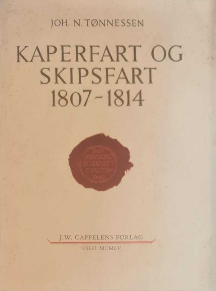 Kaperfart og skipsfart 1807-1814