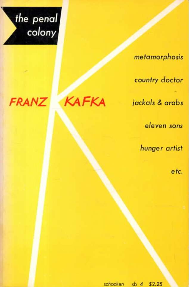 Franz Kafka – The Penal Colony – Stories and short pieces