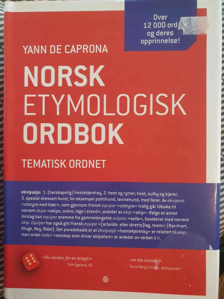 Norsk etymologisk ordbok. 