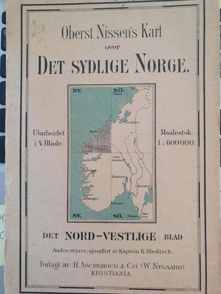Oberst Nissens Kart over Det sydlige Norge