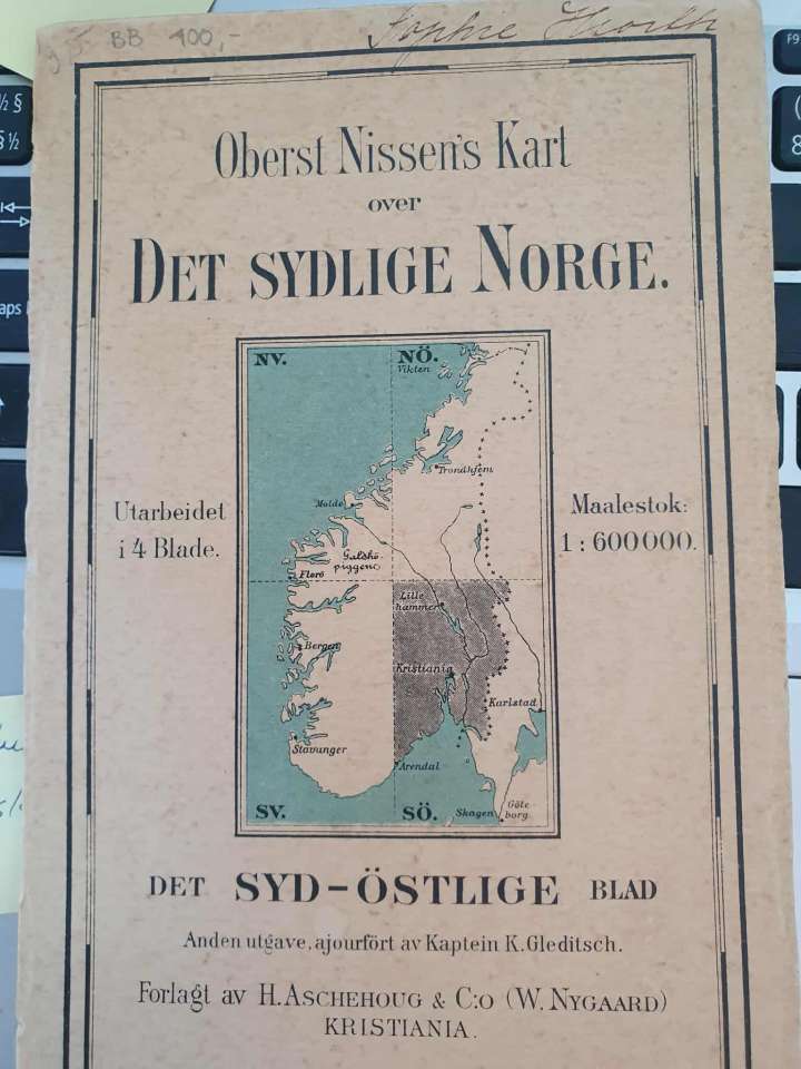 Oberst Nissens Kart over Det sydlige Norge
