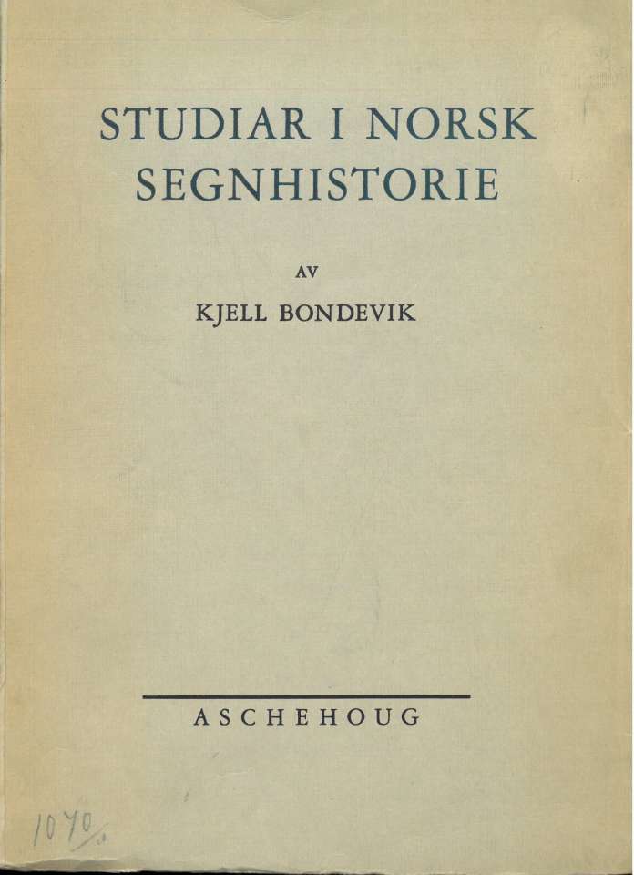 Studiar i norsk segnhistorie