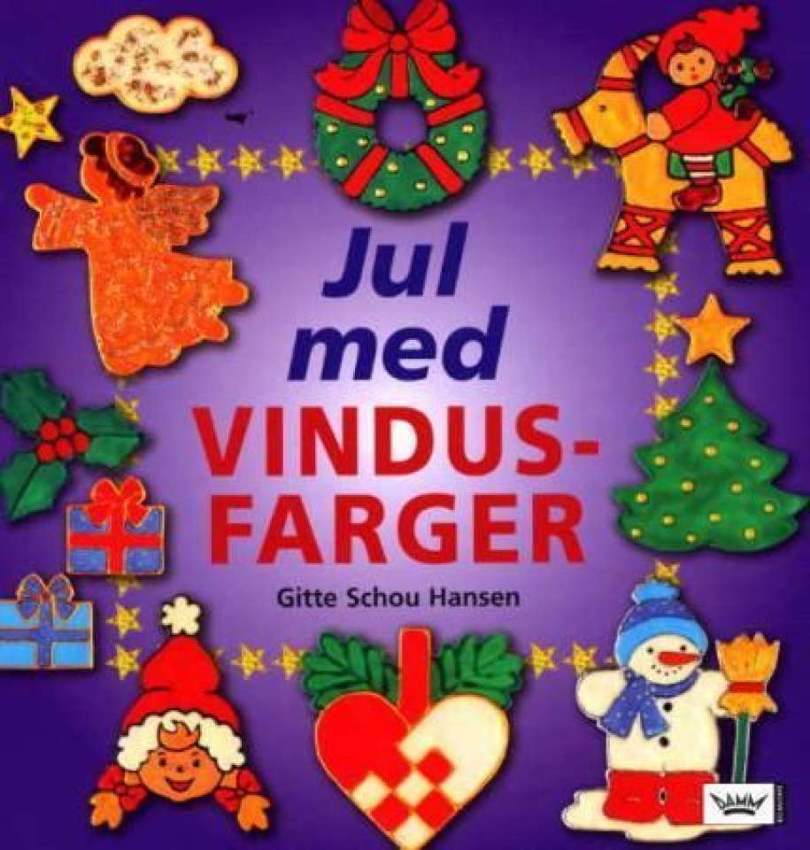 Jul med vindusfarger 