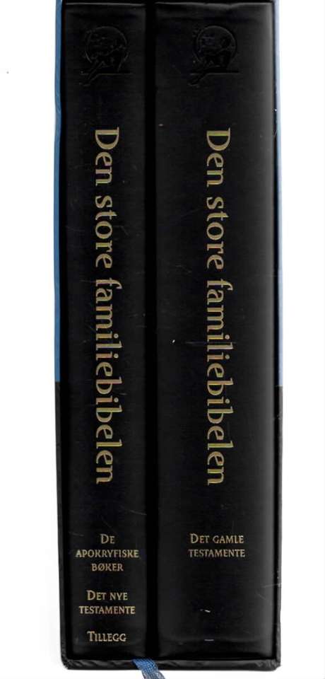 Den store familiebibelen Bind I-II i kassett
