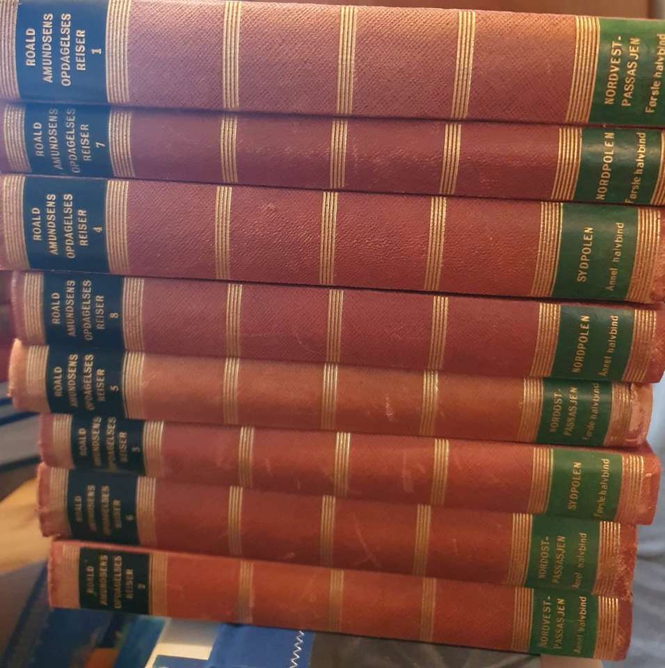  Roald Amundsens oppdagelsesreiser 1-8.