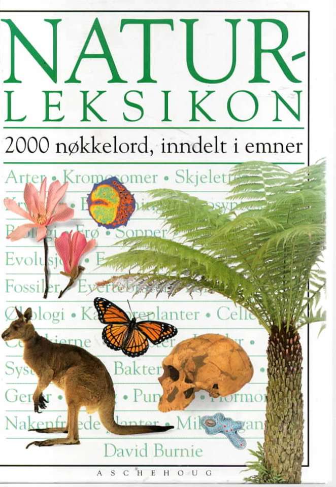 Naturleksikon 2000 nøkkelord, inndelt i emner
