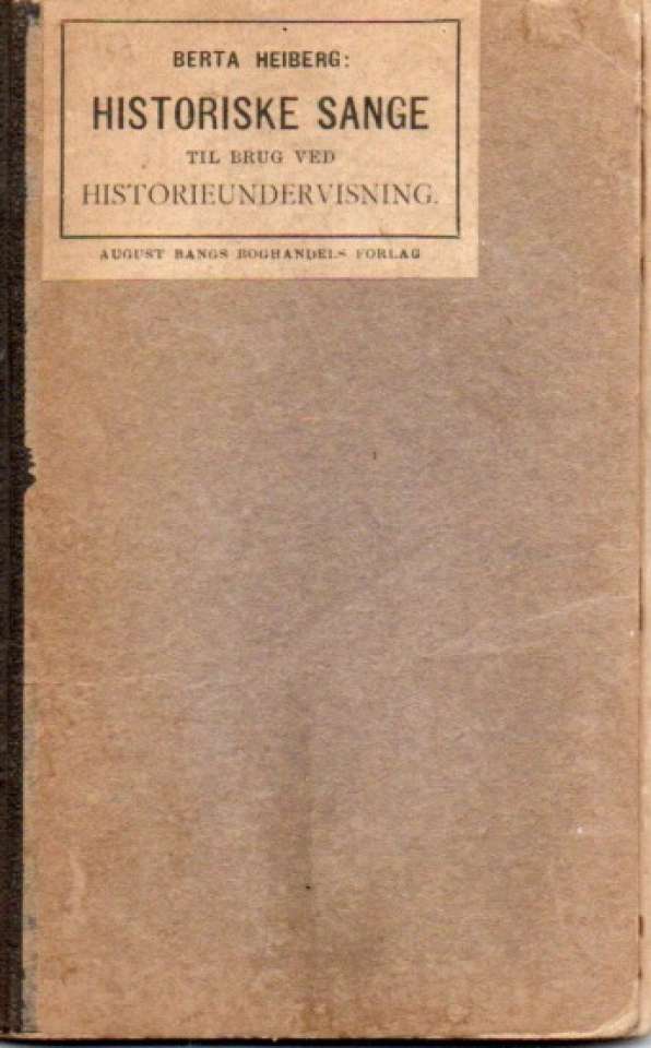 Historiske sange til brug ved historieundervisning