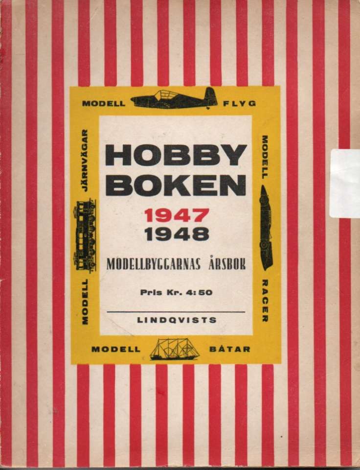 Hobbyboken 1947-1948 Modellbyggarnas årsbok