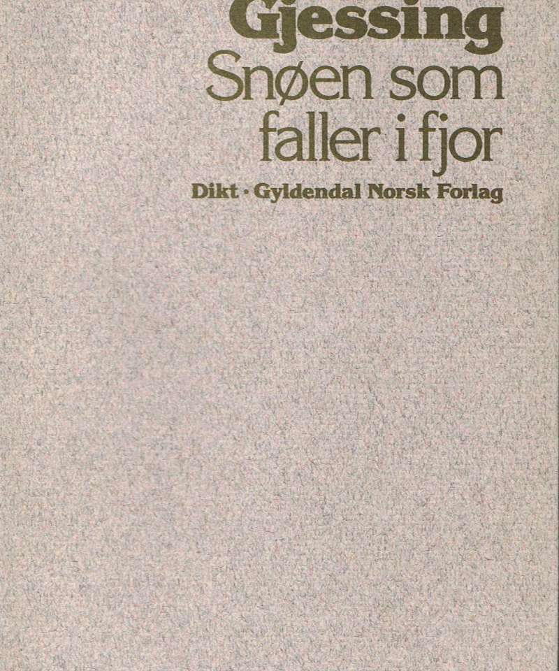 Snøen som faller i fjor