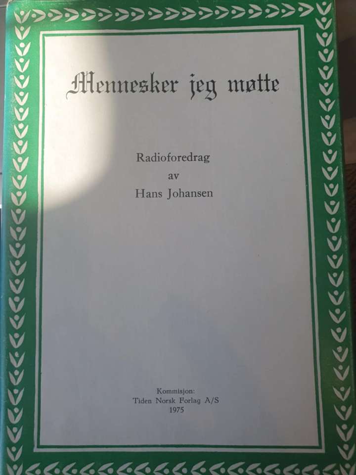 Mennesker jeg møtte