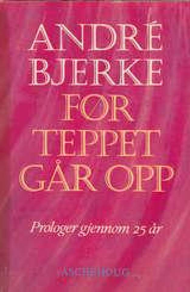 Før teppet går opp
