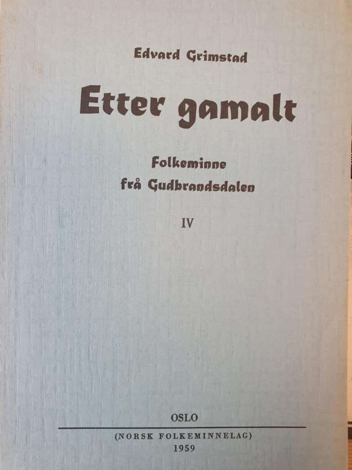 Etter gamalt