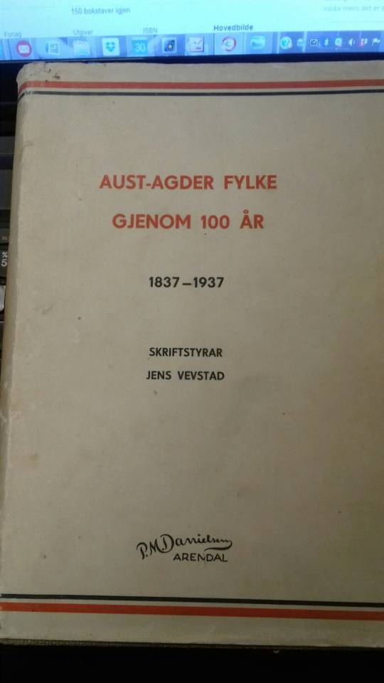 Aust-Agder Fylke gjennom 100 år
