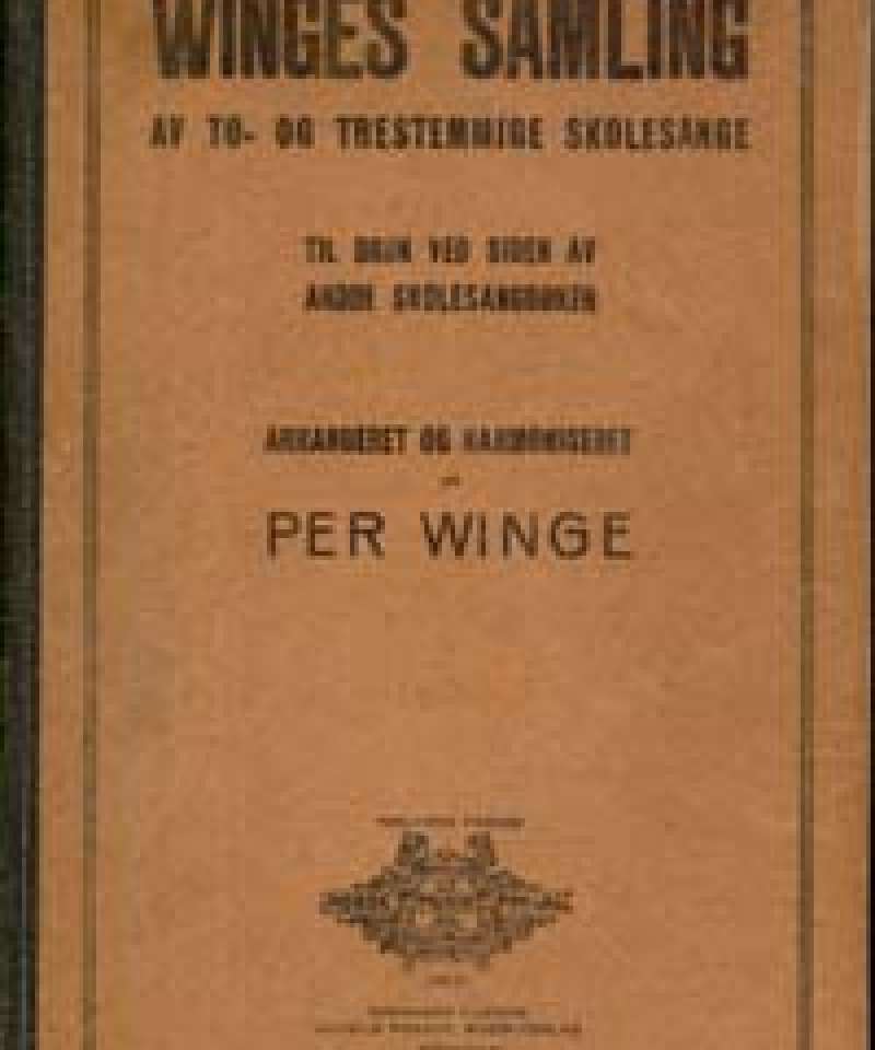 Winges samling av to- og trestemmige skolesange