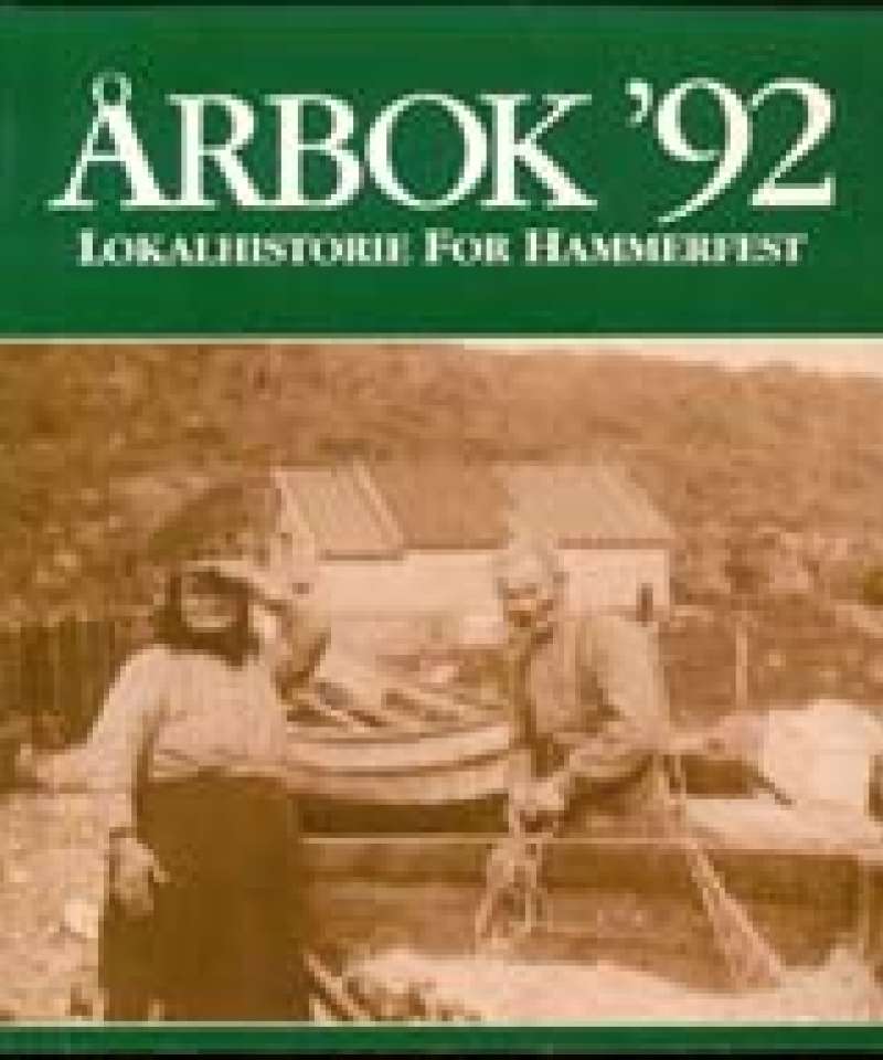 Årbok for lokalhistorie og kultur i Hammerfest 1992