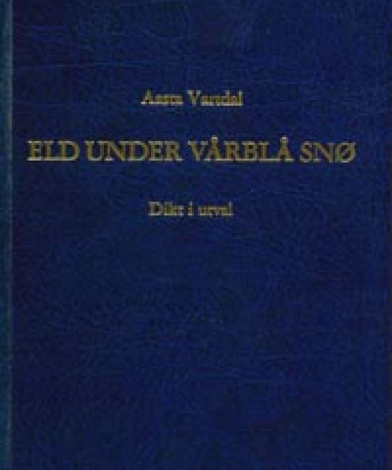 Eld under vårblå snø