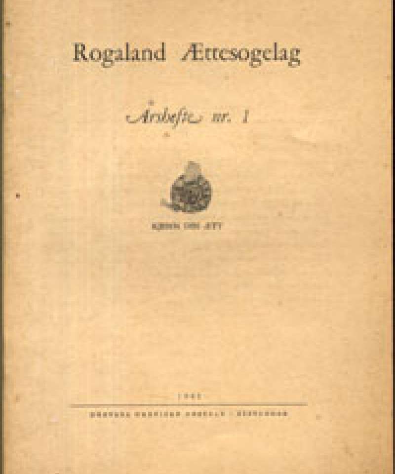 Rogaland Ættesogelag 1941