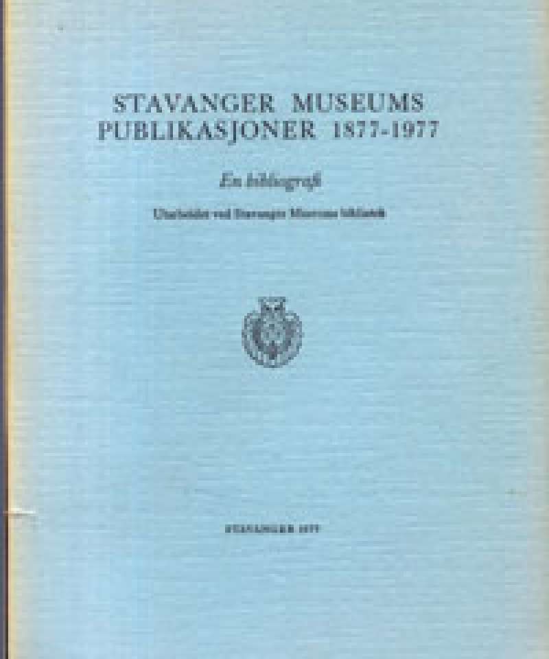 Stavanger Museums publikasjoner 1877-1977