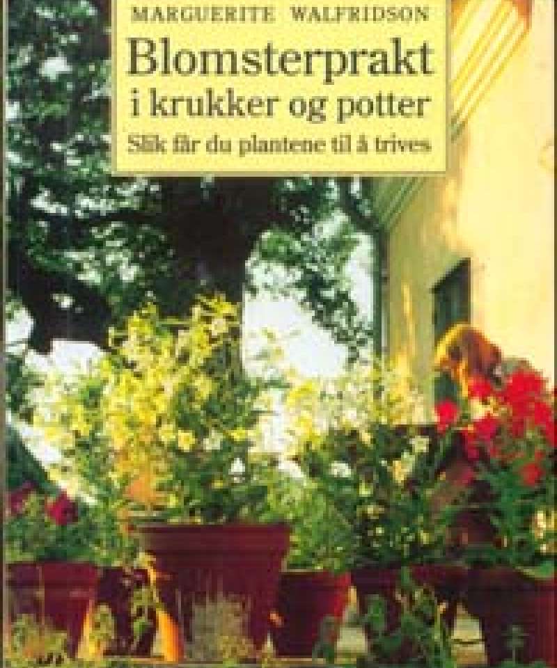 Blomsterprakt i krukker og potter