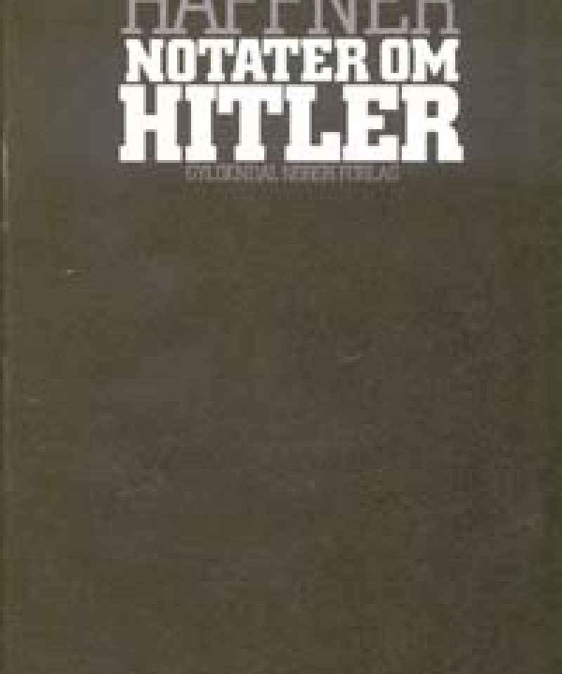 Notater om Hitler