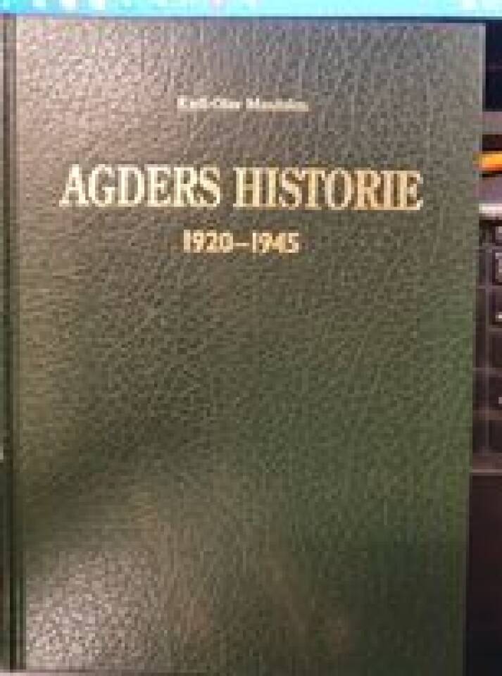 Agders historie 1920-1945