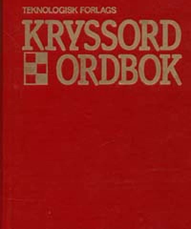 Teknologisk Forlags Kryssord-ordbok