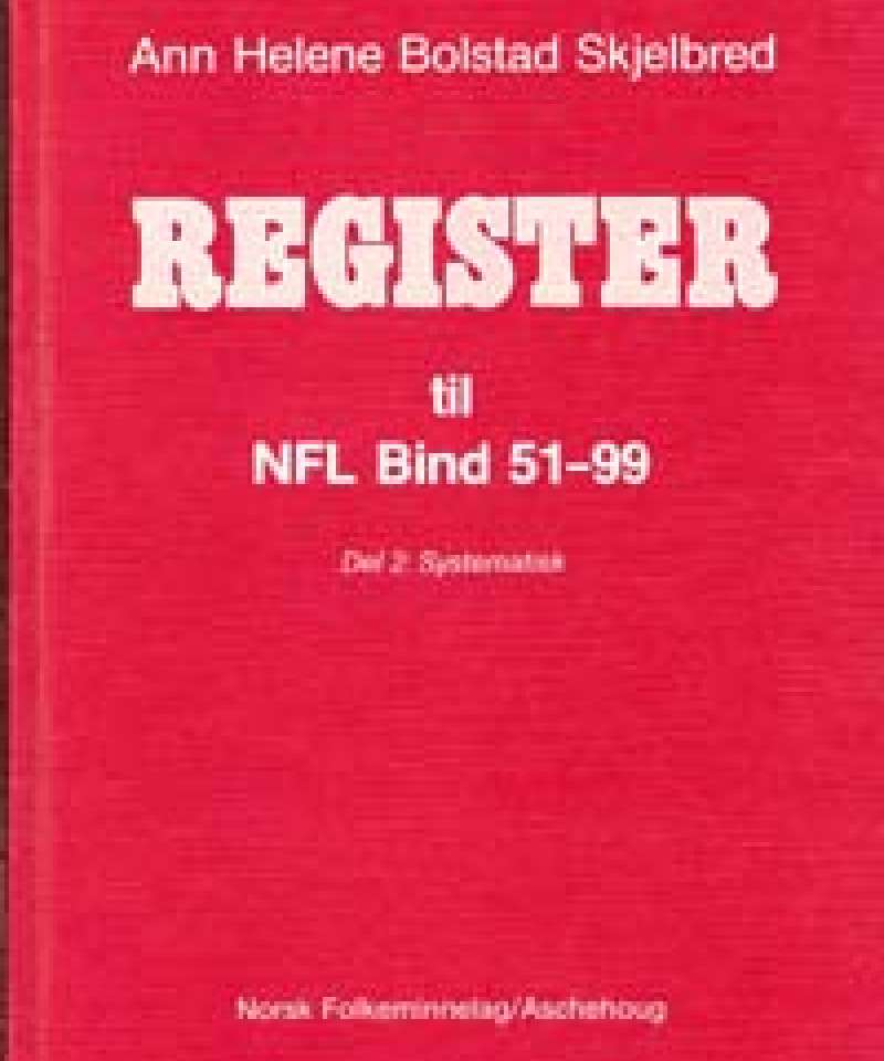 Register til NFL Bind 51-99