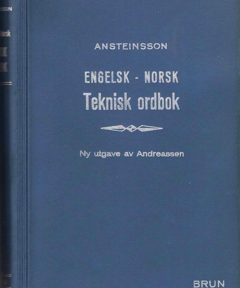 Engelsk-Norsk Tekniske Ordbok