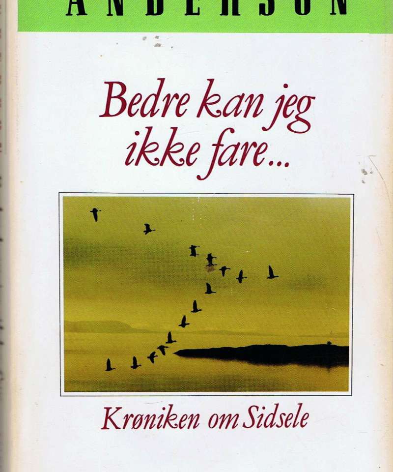 Bedre kan jeg ikke fare...Krøniken om Sidsele