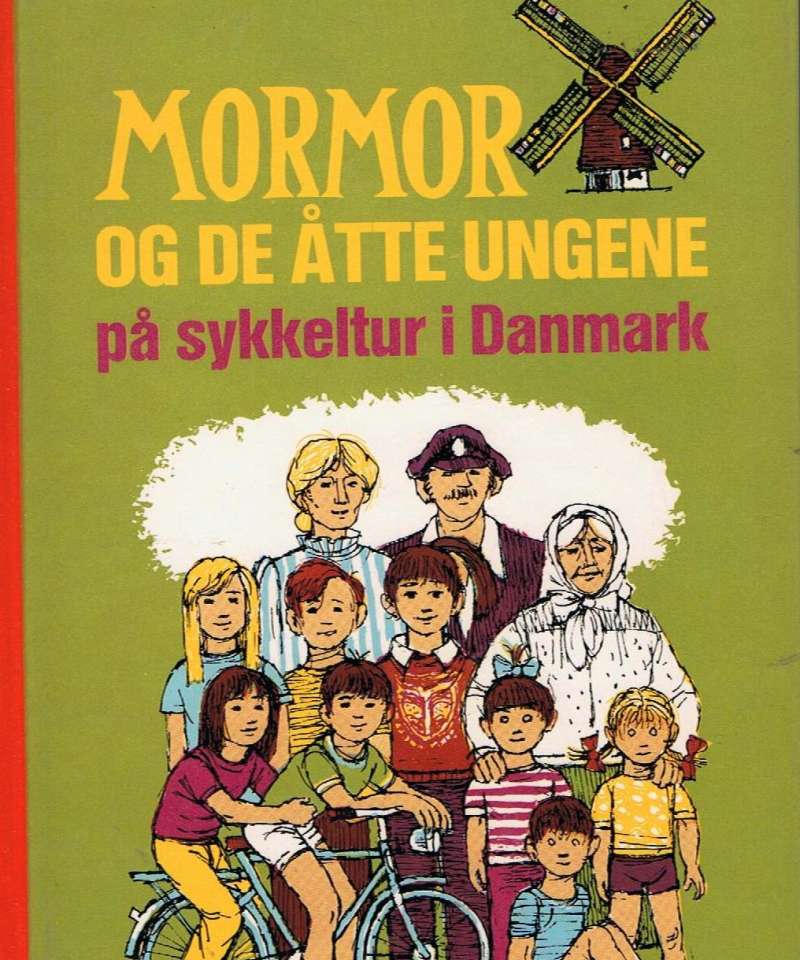 Mormo og de åtte ungene på sykkeltur i Danmark