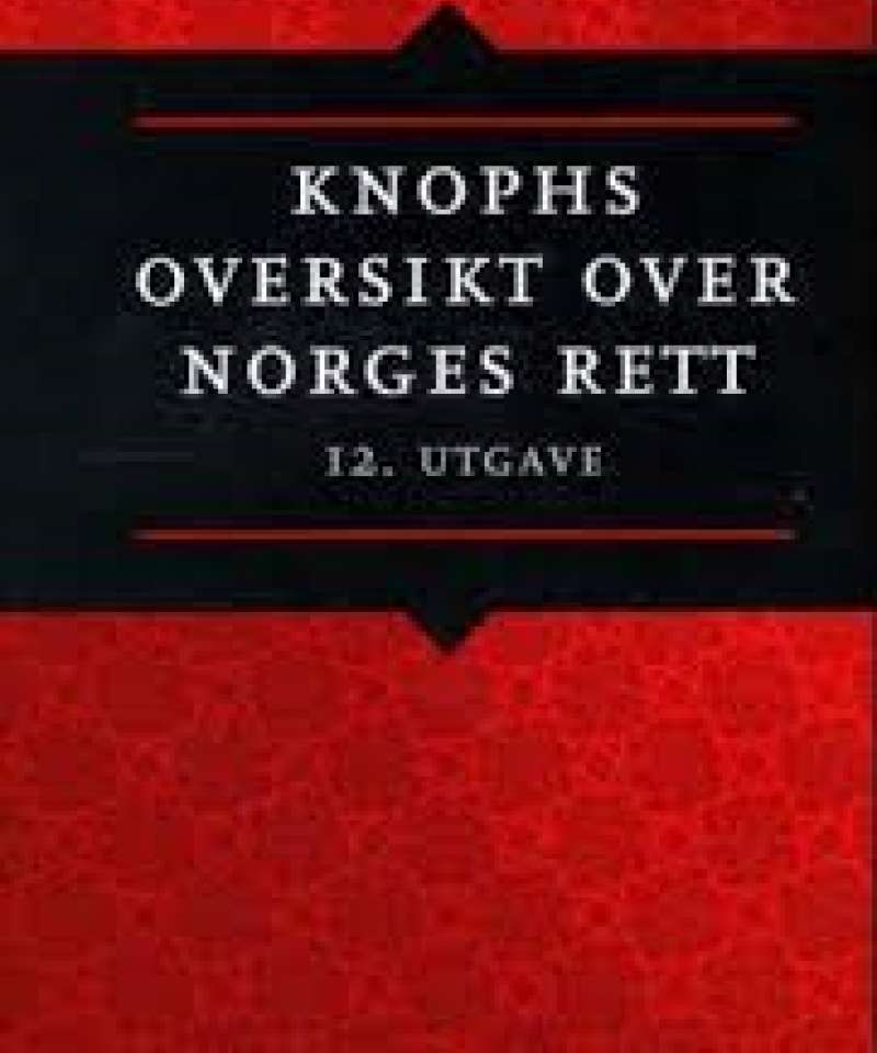 Knophs oversikt over Norges rett