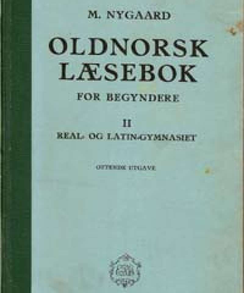 Oldnorsk læsebok for begyndere