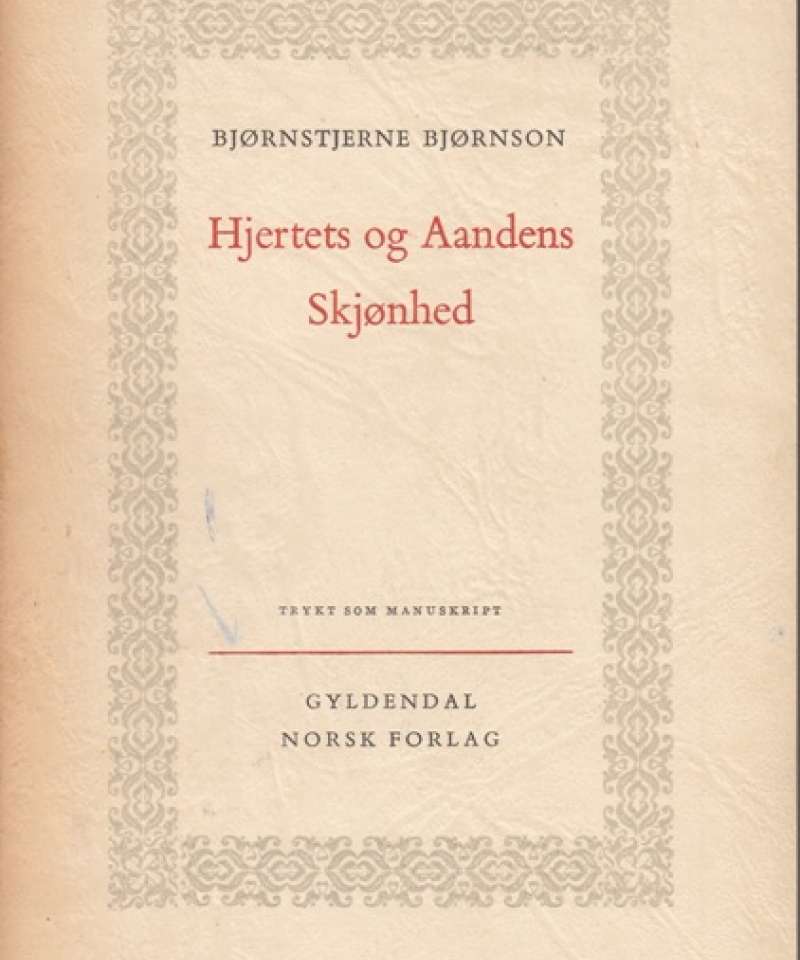 Hjertets og Aandens Skjønhed