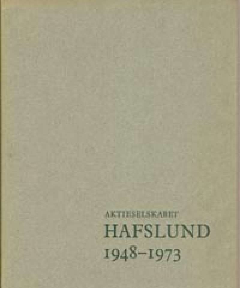 Aktieselskabet Hafslund 1948-1973