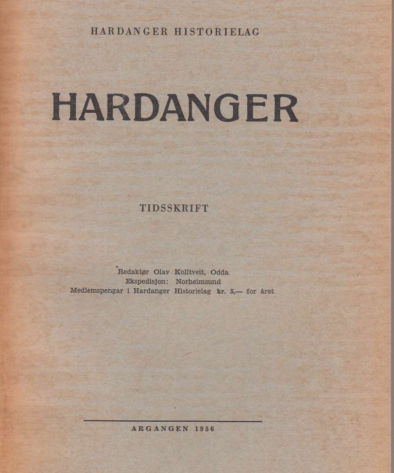Hardanger (1956)