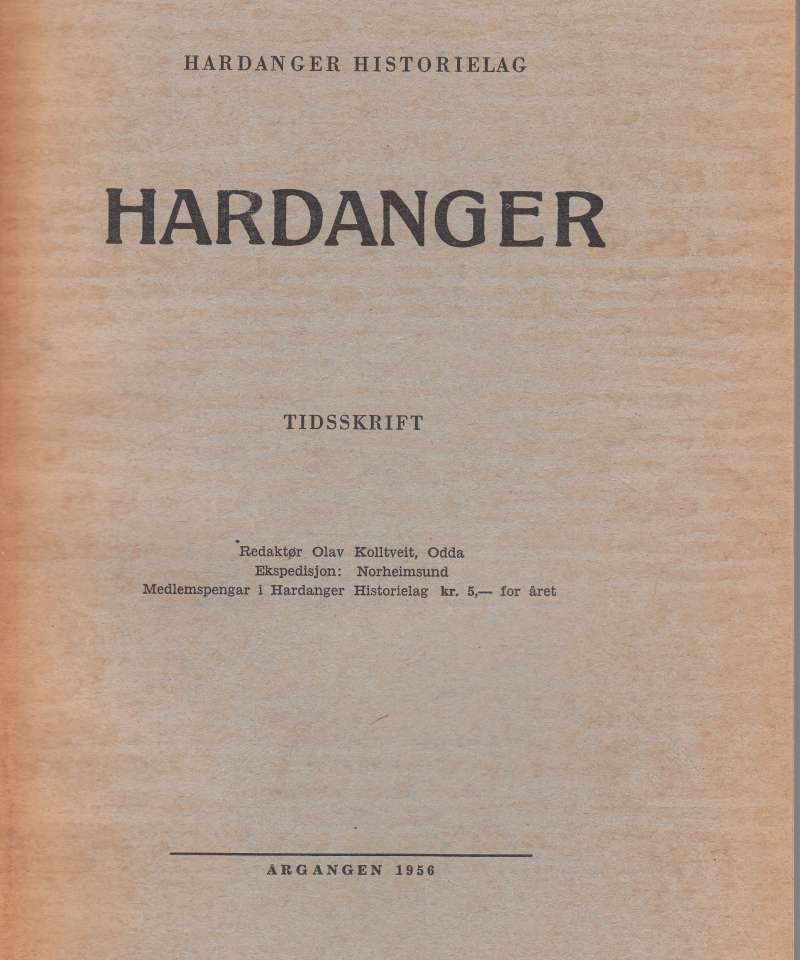 Hardanger (1956)