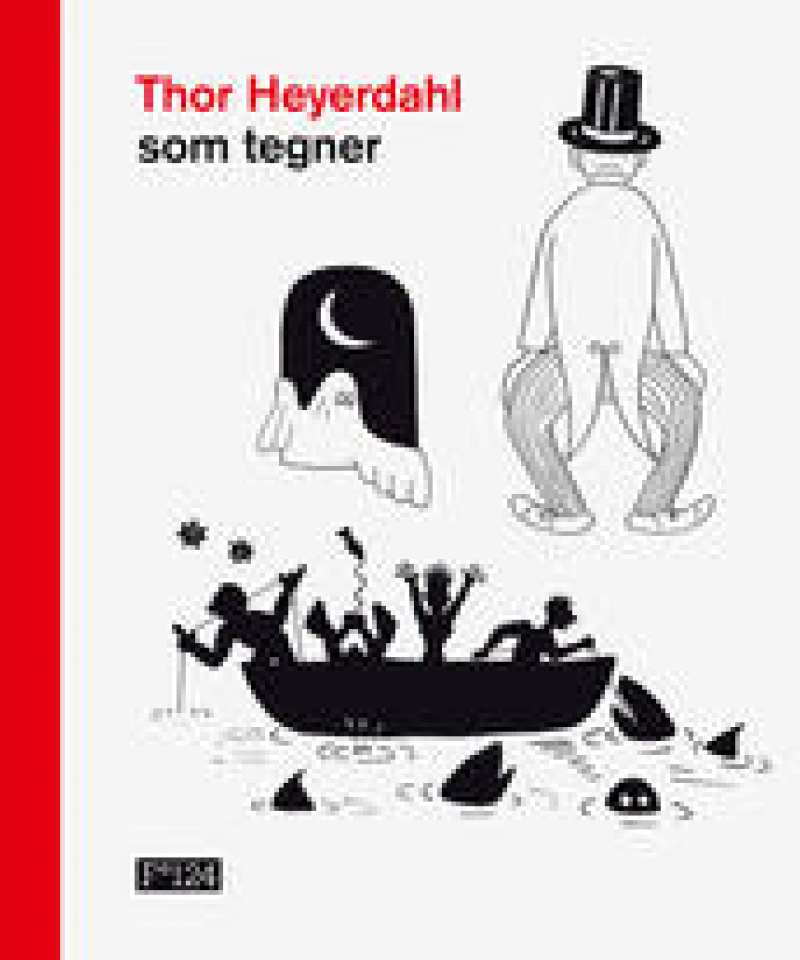 Thor Heyerdahl som tegner
