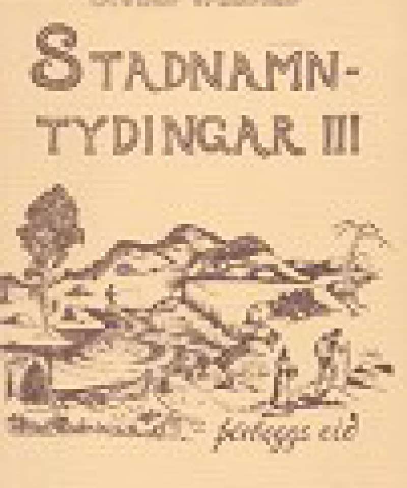 Stadnamntydingar III