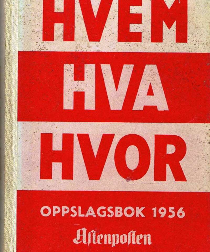 Hvem hva hvor 1956