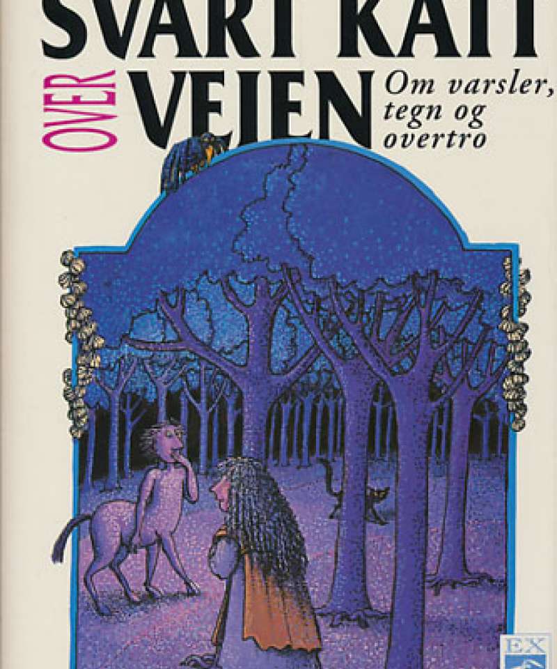 Svart katt over veien