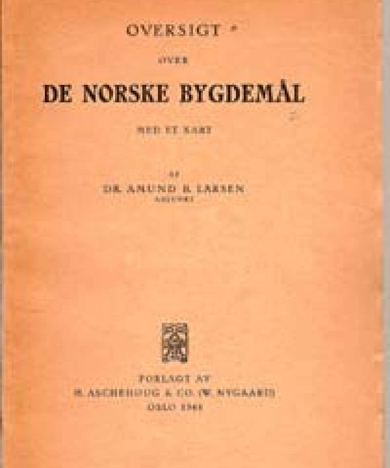 De norske bydemål 