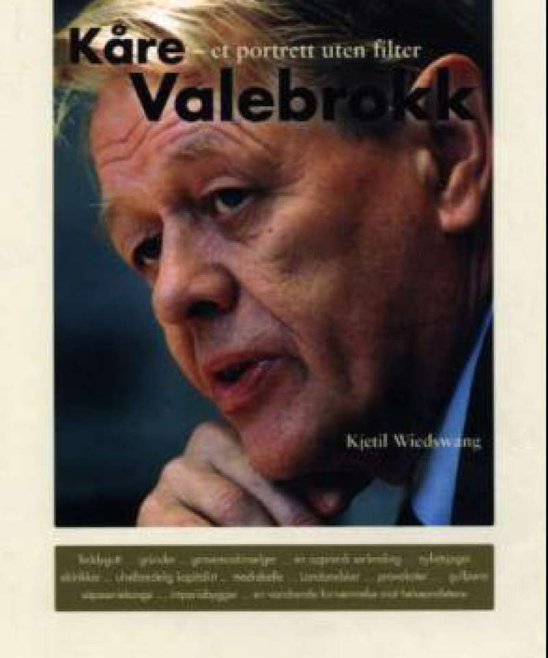 Kåre Valebrokk-et portrett uten filter