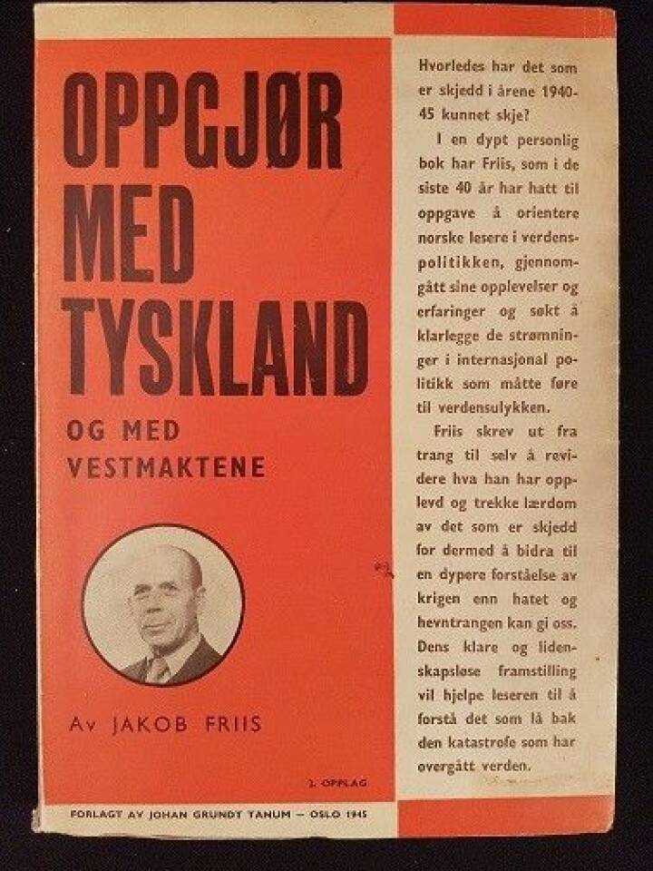 Oppgjør med Tyskland og med vestmaktene